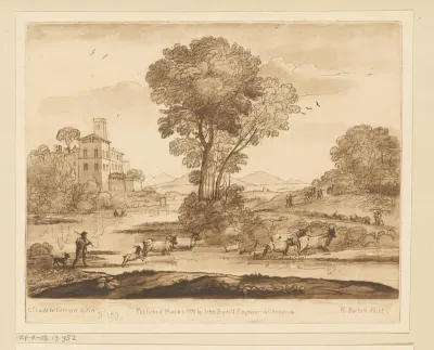 Landschap met Jacobs reis naar Kanaän