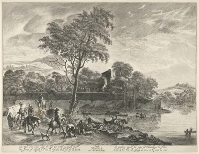 Landschap met jagers: de maand mei en het element aarde