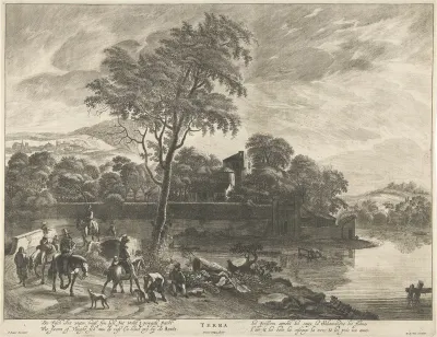 Landschap met jagers: het element aarde