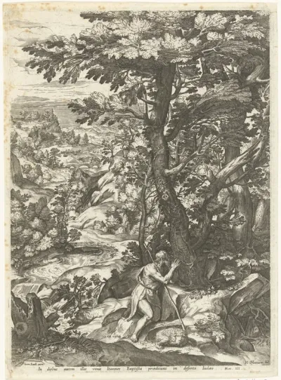 Landschap met Johannes de Doper