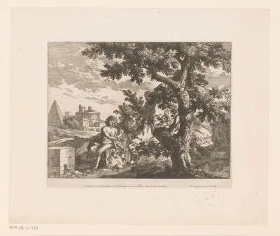 Landschap met Johannes de Doper bij een bron