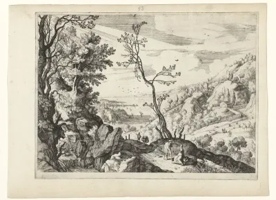 Landschap met Juda en Tamar