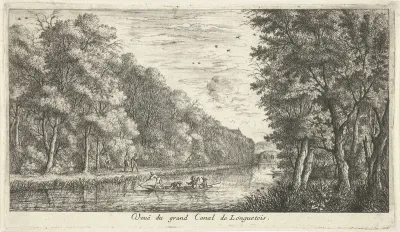 Landschap met kanaal