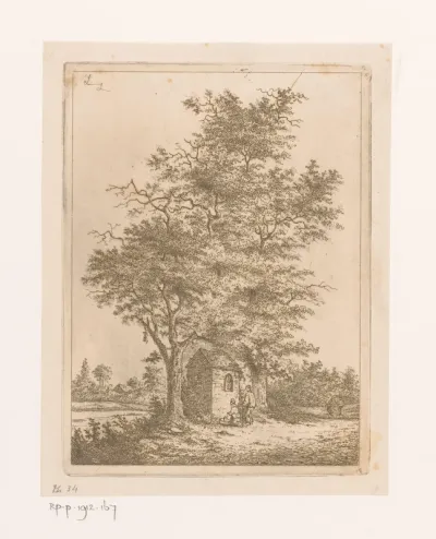 Landschap met kapel bij Beert