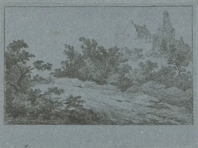 Landschap met kasteel