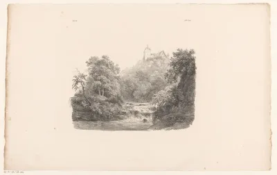 Landschap met kasteel Landsberg bij Kettwig