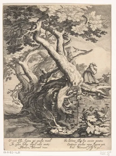 Landschap met kluizenaar