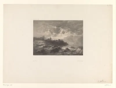 Landschap met meer