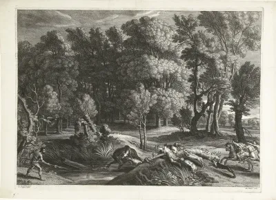 Landschap met Meleager en Atalanta