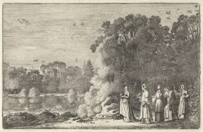 Landschap met Mercurius en Herse