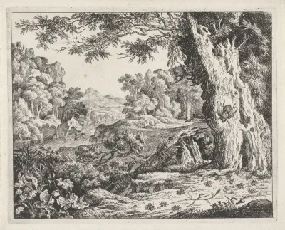 Landschap met mieren en bijen