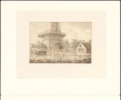 Landschap met molen