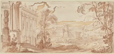Landschap met paleis