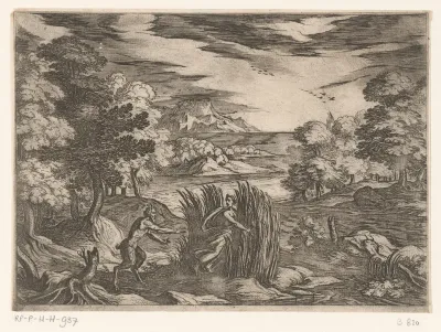 Landschap met Pan en Syrinx