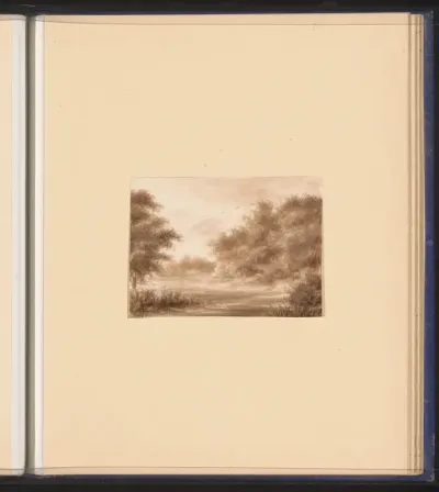 Landschap met rivier