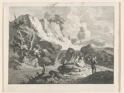 Landschap met rivier