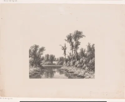 Landschap met rivier
