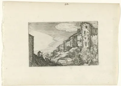 Landschap met Romeinse ruïne