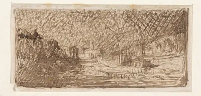 Landschap met ruïnes (te Rome?)