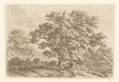 Landschap met rustende herder