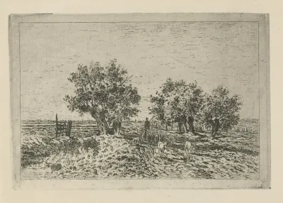 Landschap met schaapherder