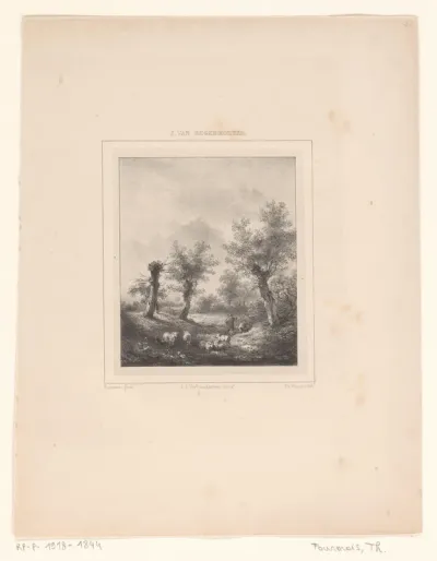 Landschap met schaapherders