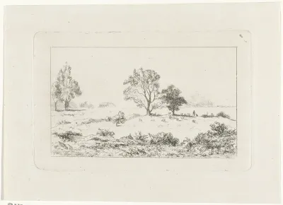 Landschap met schaapsherder