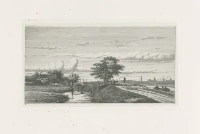 Landschap met sloten
