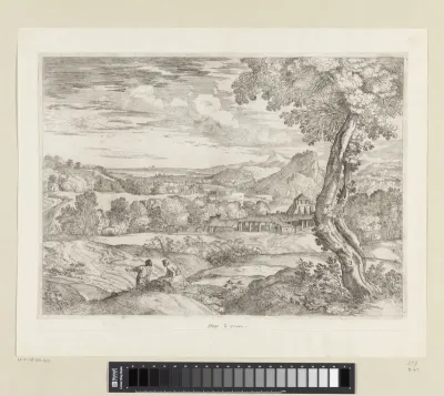 Landschap met steenfabriek