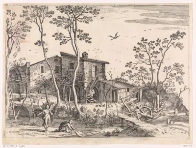 Landschap met Tobias en de engel
