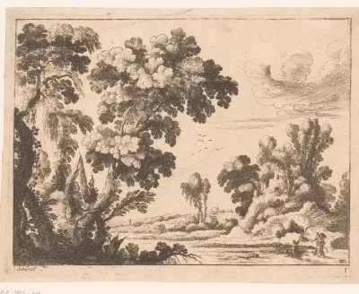 Landschap met Tobias en de vis