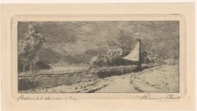 Landschap met vaart