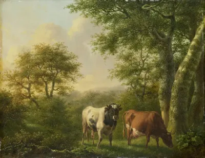 Landschap met vee