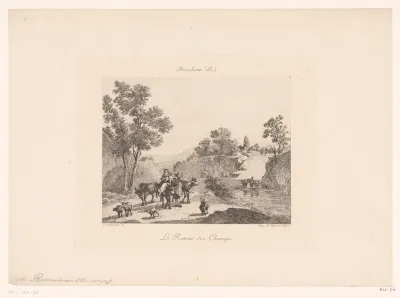 Landschap met veehoeders