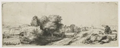 Landschap met visser (‘Het melkboertje’)