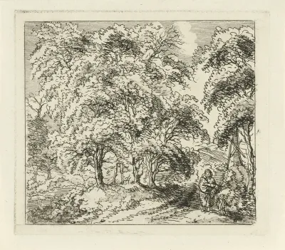 Landschap met vrouw en kind