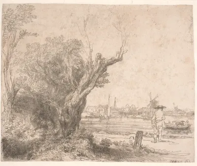 Landskab. "De Omval"