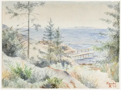 Landskab fra Hanko, Finland