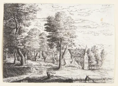 Landskab med en fårehyrde og hans flok