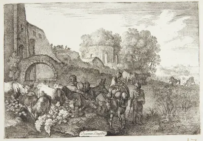 Landskab med rejsende