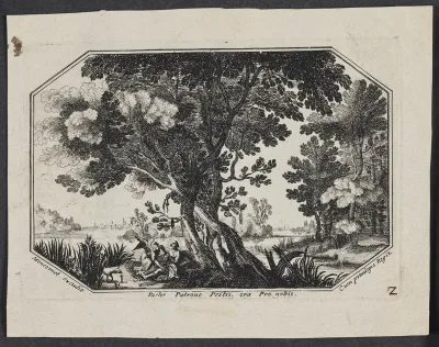 Landskab med Sankt Rochus (Roche Patrone Pestis...)