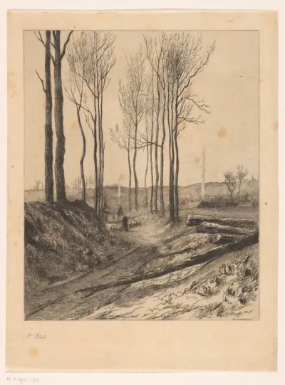 Landweg bij Vilvoorde