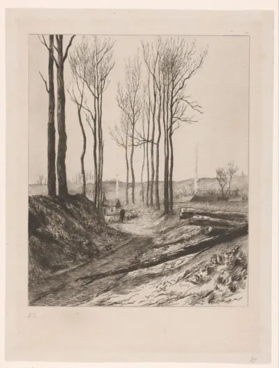 Landweg bij Vilvoorde