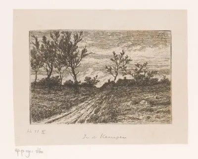 Landweg in de Kempen