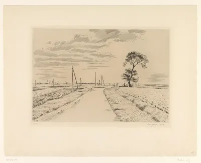 Landweg in Frankrijk