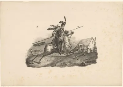 Lansier te paard