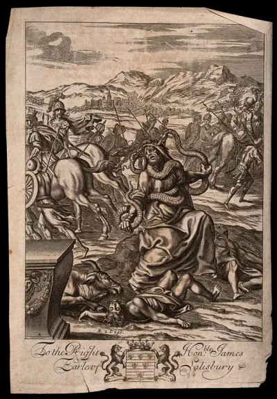Laocoön attacked by a sea snake