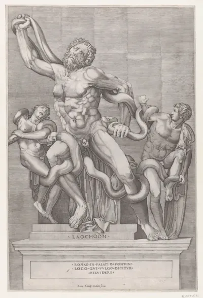 Laocoon, from "Speculum Romanae Magnificentiae"