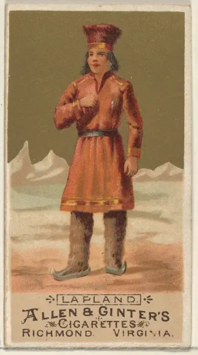 Lapland, from the Natives in Costume series (N16) for Allen & Ginter Cigarettes Brands