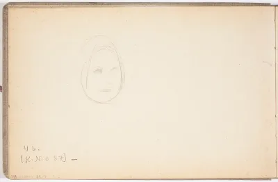 Lapsen kasvot. Todennäköisesti n. 1908-09.